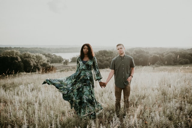 Engaged couple photoshoot