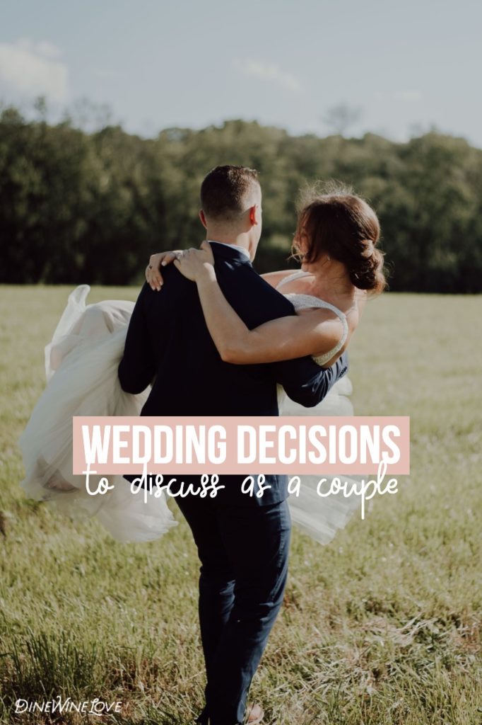 wedding decisions