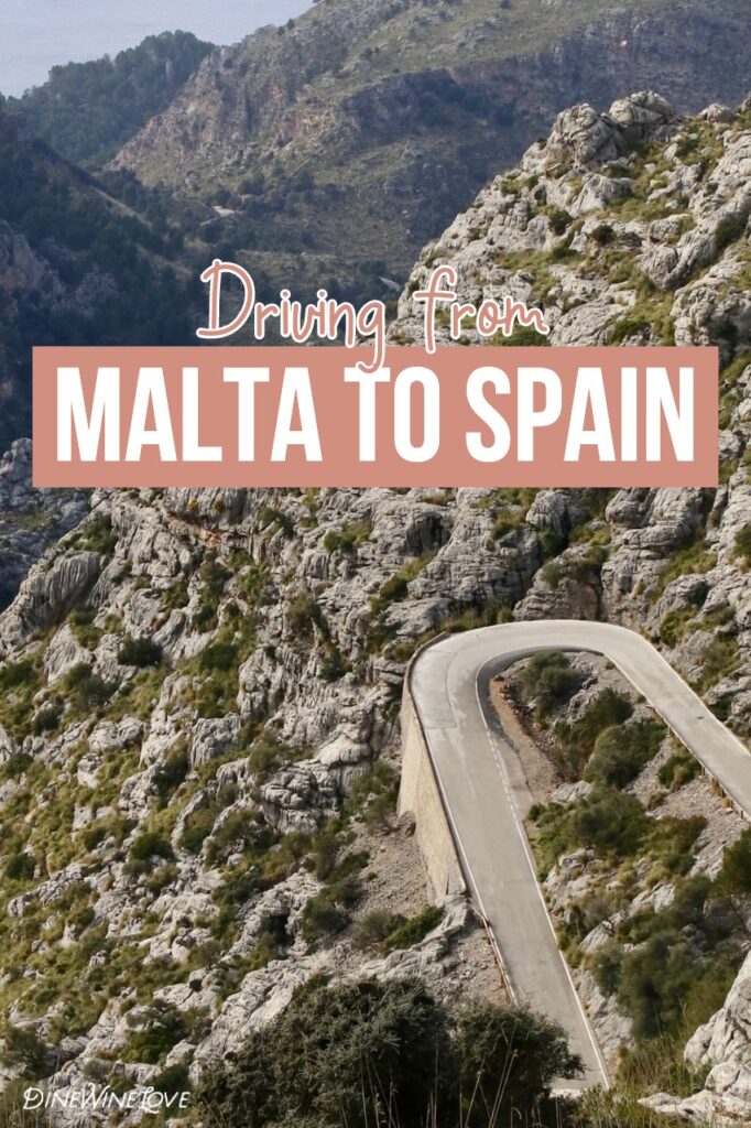 Driving from Malta to Spain