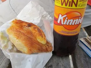 Cheese Pastizzi and Kinnie