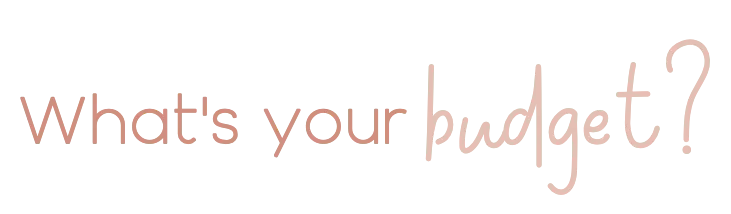 what's your budget?