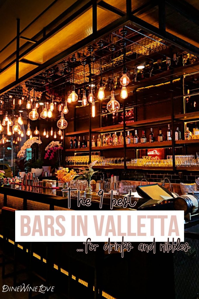 The 9 best bars in Valletta, by DineWineLove