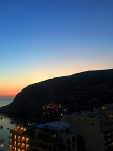 Xlendi Bay, Gozo (by night) - a perfect way to end your 24 hours in Gozo
