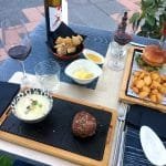 Food and drinks at Irrazional restaurant