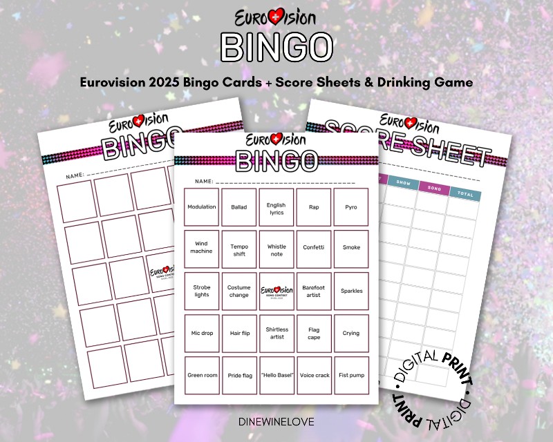 Eurovision 2025 digital prints